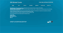 Desktop Screenshot of 500brickellcondo.com