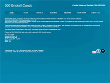 Tablet Screenshot of 500brickellcondo.com